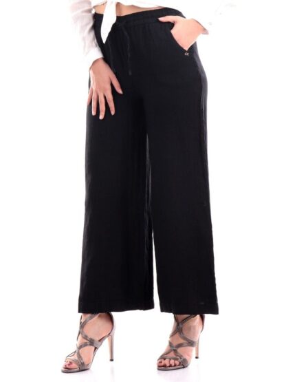 Yes Zee - Elegant Wide-Fit Linen Trousers