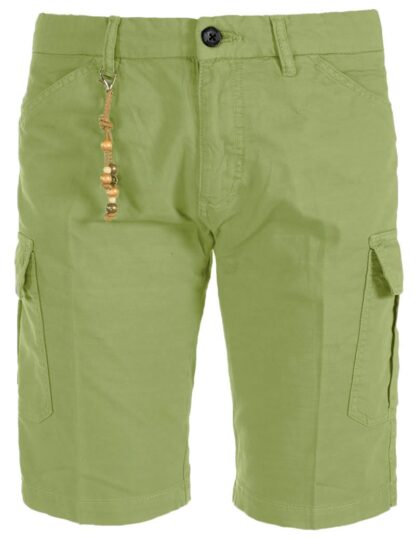 Yes Zee - Chic Cotton-Linen Blend Bermuda Shorts