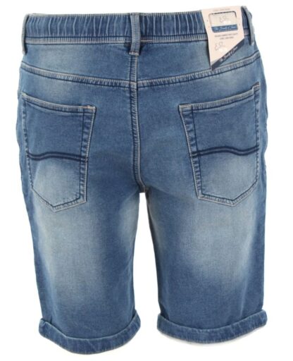 Yes Zee - Stylish Cotton Denim Bermuda Shorts with Drawstring