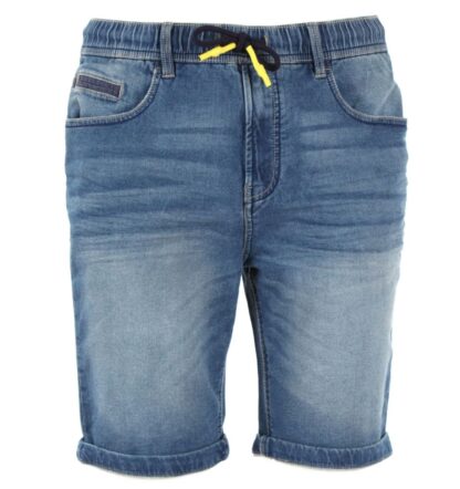 Yes Zee - Stylish Cotton Denim Bermuda Shorts with Drawstring