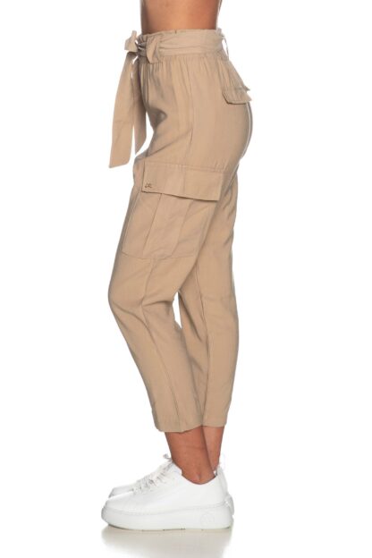 Yes Zee - Beige Comfort-Fit Elegance Trousers