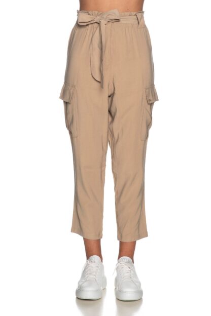 Yes Zee - Beige Comfort-Fit Elegance Trousers