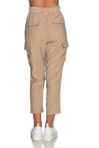 Yes Zee - Beige Comfort-Fit Elegance Trousers