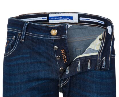 Jacob Cohen - Elegant Dark Blue Slim-Fit Denim