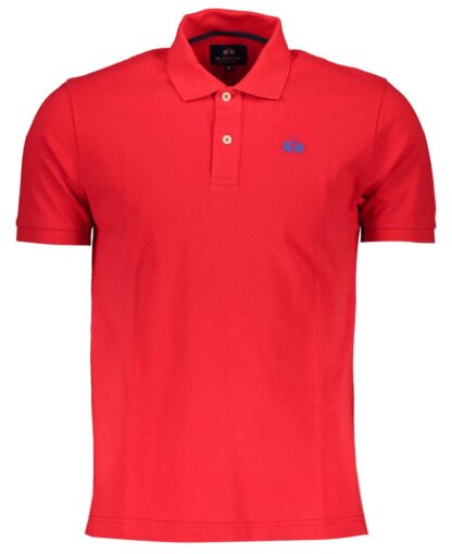 La Martina - Elegant Men's Short-Sleeved Cotton Polo