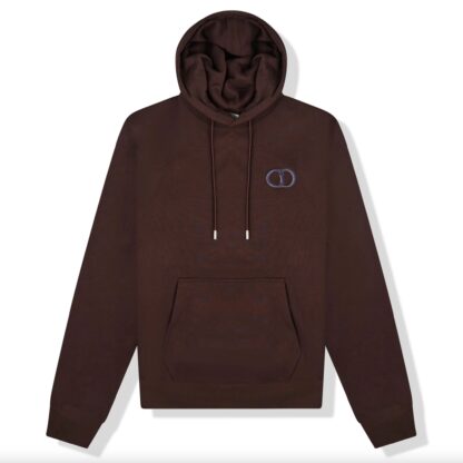 Dior - Elegant Embroidered Logo Cotton Hoodie