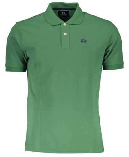 La Martina - Elegant Short-Sleeved Men's Cotton Polo