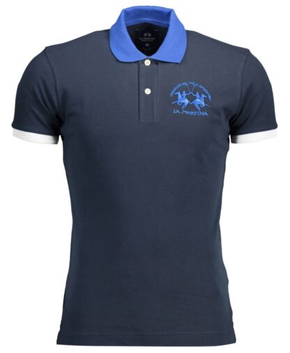 La Martina - Elegant Embroidered Cotton Polo Shirt