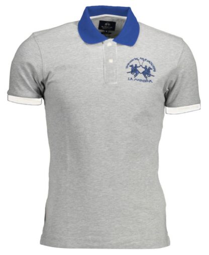 La Martina - Elegant Men's Embroidered Cotton Polo