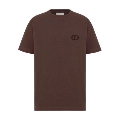 Dior - Elegant Embroidered Logo Cotton Tee