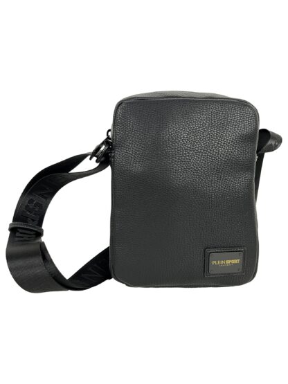 Plein Sport - Eco-Leather Men's Sleek Messenger Bag