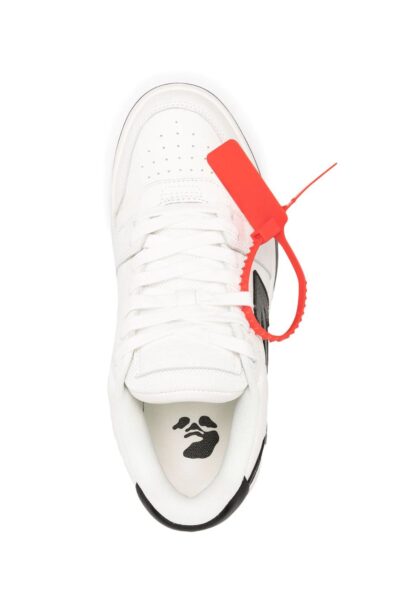 Off-White - Elegant White Leather Sneakers