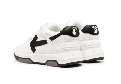 Off-White - Elegant White Leather Sneakers