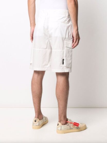 Off-White - Elevated White Cargo Shorts – Pure Cotton