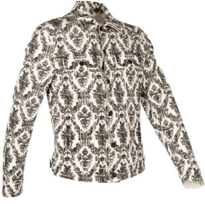 Dolce & Gabbana - Elegant White Denim Crown Jacket