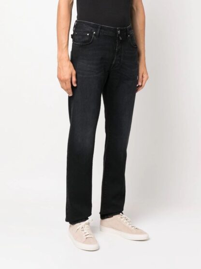 Jacob Cohen - Exquisite Black Denim Regular Fit Jeans