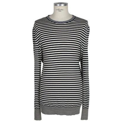 Dolce & Gabbana - Elegant Striped Silk Blend Sweater