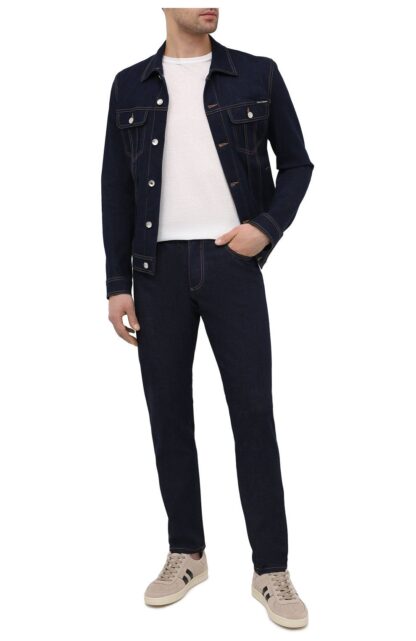 Dolce & Gabbana - Elegant Dark Blue Denim Jacket