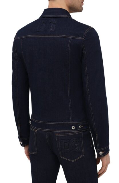 Dolce & Gabbana - Elegant Dark Blue Denim Jacket