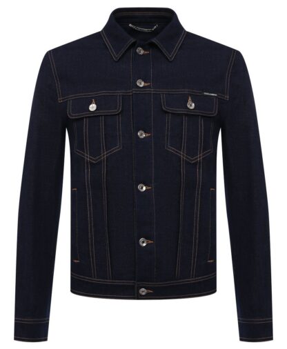 Dolce & Gabbana - Elegant Dark Blue Denim Jacket