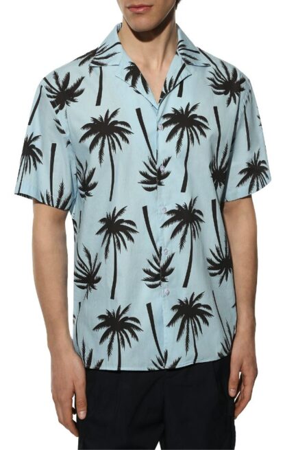 Comme Des Fuckdown - Tropical Elegance Short-Sleeved Shirt