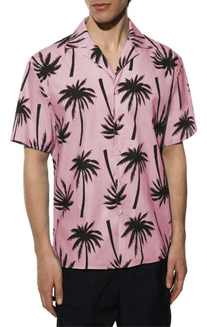 Comme Des Fuckdown - Tropical Elegance Short-Sleeve Shirt