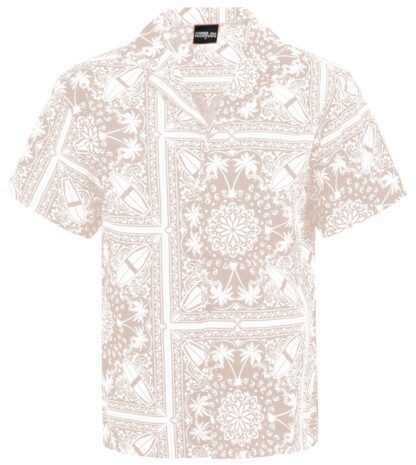 Comme Des Fuckdown - Abstract Print Hawaiian Short Sleeve Shirt