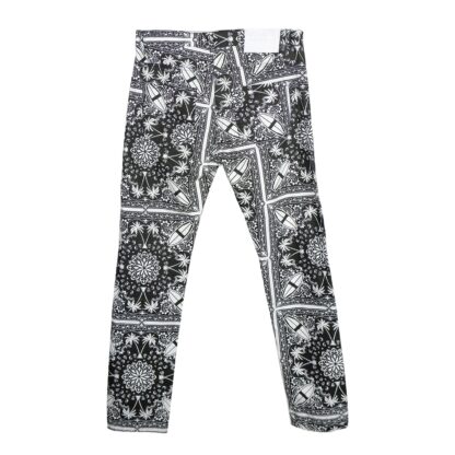 Comme Des Fuckdown - Abstract Print Lightweight Cotton Trousers