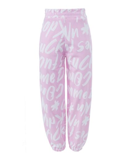 Comme Des Fuckdown - Chic Pink Cotton Tracksuit Trousers for Women