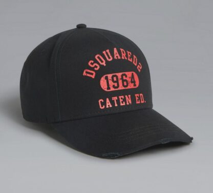 Dsquared² - Sleek Black Cotton Logo Cap