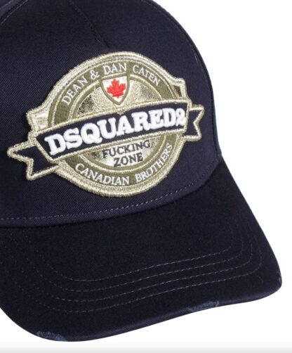 Dsquared² - Chic Blue Cotton Cap with Front Logo