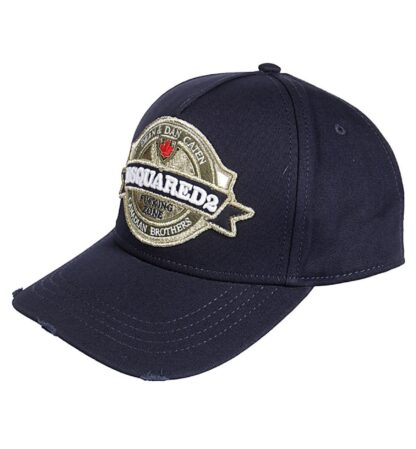 Dsquared² - Chic Blue Cotton Cap with Front Logo