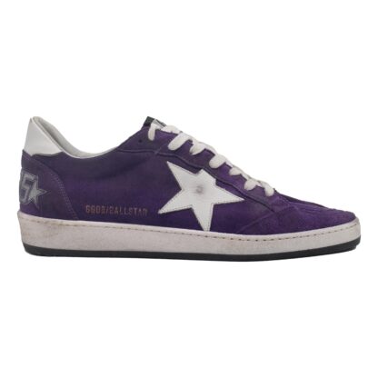 Golden Goose - Elegant Purple Suede Calfskin Sneakers