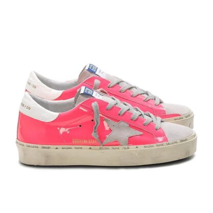 Golden Goose - Elegant Pink Patent Calfskin Sneakers