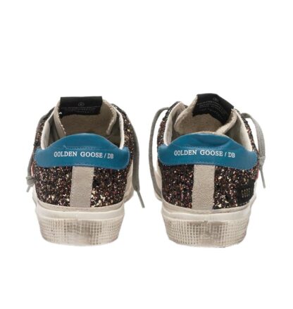 Golden Goose - Multicolor Calfskin Glitter Sneakers