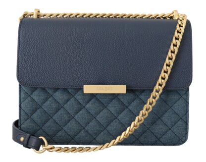 MIA - Chic Denim Gold Detail Shoulder Bag