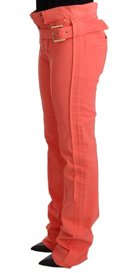 Roberto Cavalli - Chic Orange Mid Waist Skinny Jeans