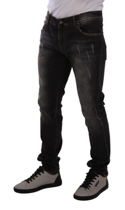 Dolce & Gabbana - Slim Fit Gray Wash Denim Elegance