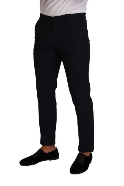 Dolce & Gabbana - Elegant Slim Fit Wool Trousers