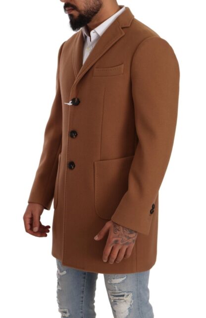 Domenico Tagliente - Elegant Brown Single Breasted Blazer