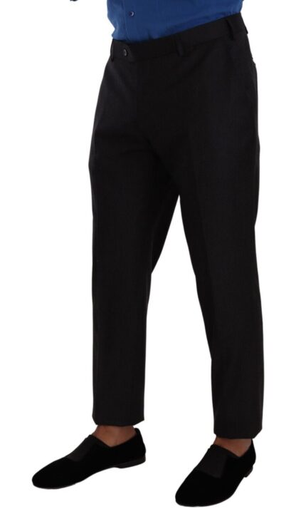 Dolce & Gabbana - Elegant Black Cotton Dress Pants