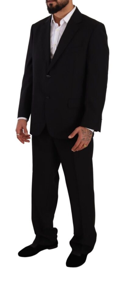 Domenico Tagliente - Elegant Black Two-Piece Suit with Deconstructed Blazer