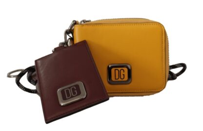 Dolce & Gabbana - Elegant Leather Bifold Wallet with Card Holder