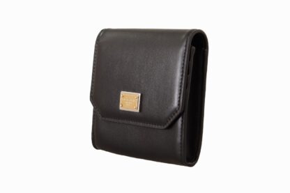 Dolce & Gabbana - Elegant Black Leather Bifold Wallet