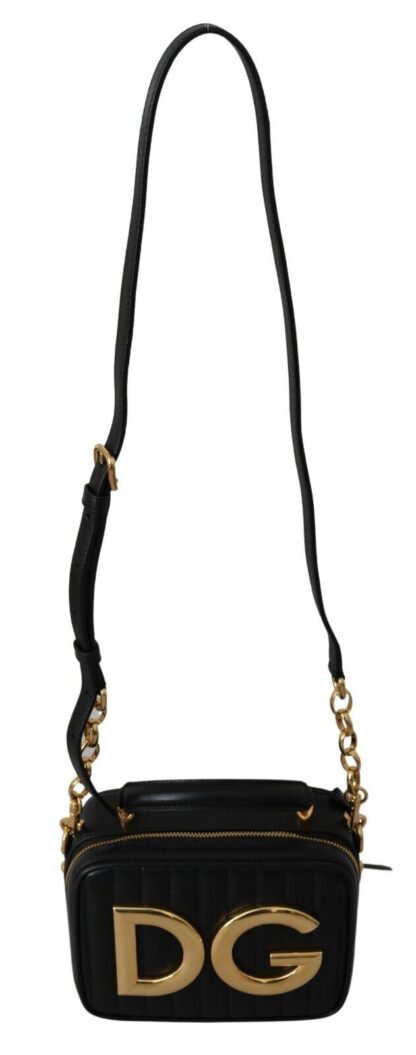 Dolce & Gabbana - Exquisite Black Embellished Shoulder Bag