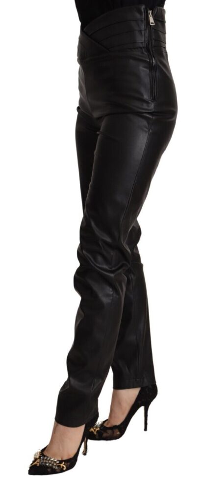 Patrizia Pepe - Sleek High Waist Skinny Leather Pants