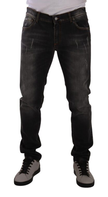 Dolce & Gabbana - Slim Fit Gray Wash Denim Elegance