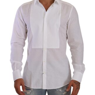 Dolce & Gabbana - Elegant White Martini Dress Shirt