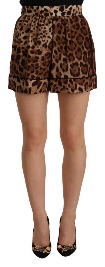 Dolce & Gabbana - Elegant High-Waist Silk Blend Mini Shorts