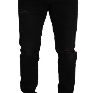 Dolce & Gabbana - Elegant Skinny Tuxedo Trousers